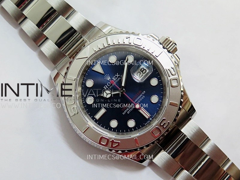 Yacht-Master 126622 904L TWSF 1:1 Best Edition Blue Dial on SS Bracelet SA3235