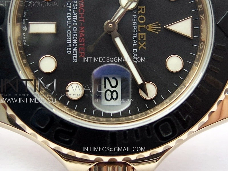 Yacht-Master 126655 KF 1:1 Best Edition RG Wrapped on Oysterflex Strap VR3235