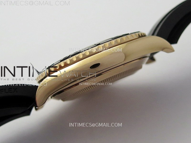 Yacht-Master 126655 KF 1:1 Best Edition RG Wrapped on Oysterflex Strap VR3235