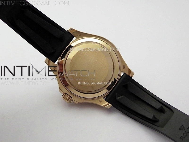 Yacht-Master 126655 KF 1:1 Best Edition RG Wrapped on Oysterflex Strap VR3235