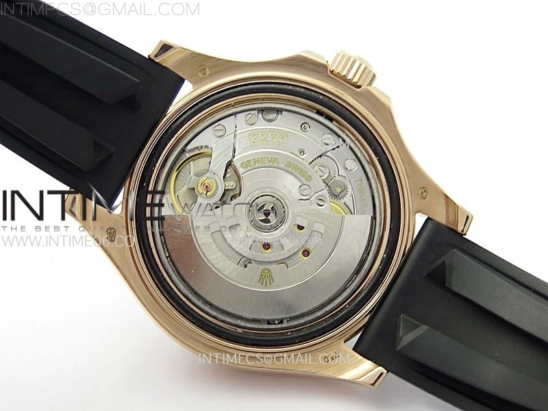 Yacht-Master 126655 KF 1:1 Best Edition RG Wrapped on Oysterflex Strap VR3235