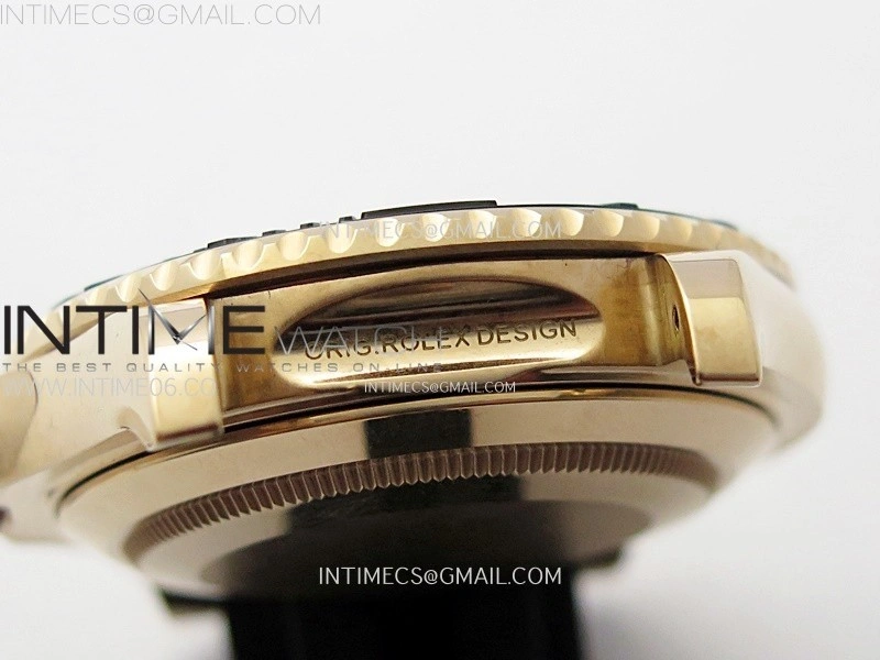 Yacht-Master 126655 KF 1:1 Best Edition RG Wrapped on Oysterflex Strap VR3235