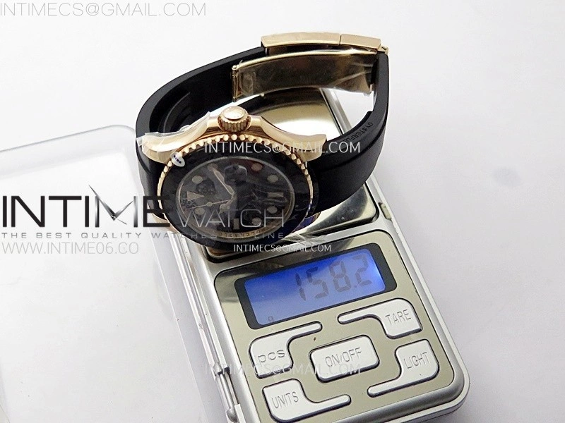 Yacht-Master 126655 KF 1:1 Best Edition RG Wrapped on Oysterflex Strap VR3235