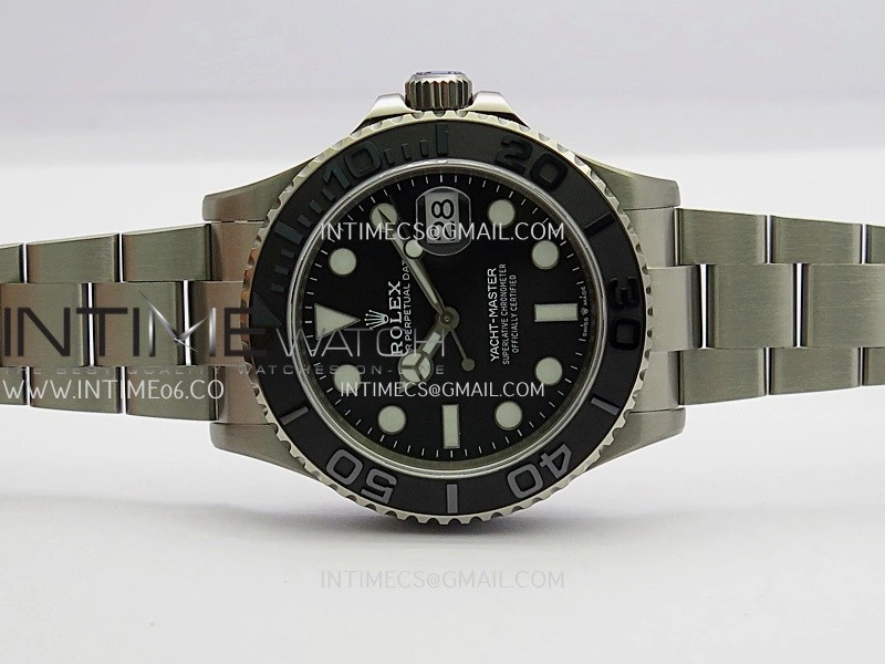 Yacht-Master 226627 Titanium 1:1 Black Dial On Titanium Bracelet SH3235