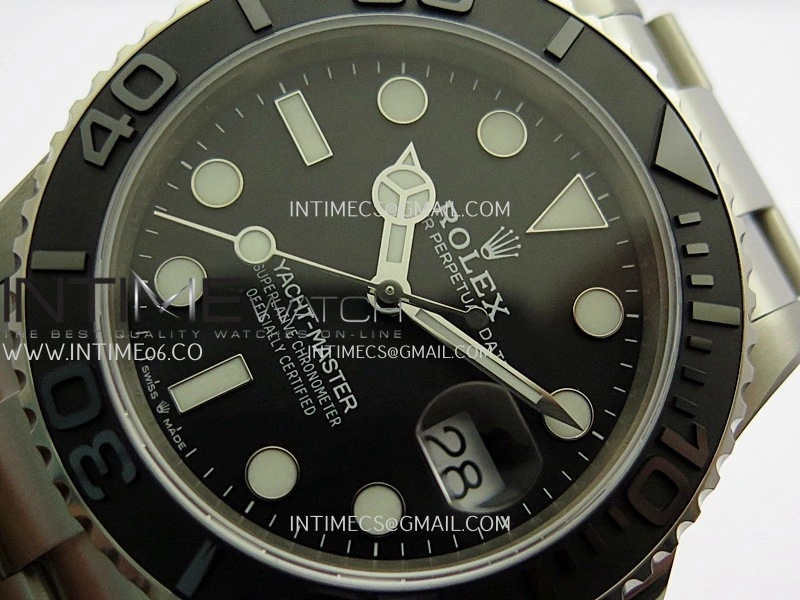 Yacht-Master 226627 Titanium 1:1 Black Dial On Titanium Bracelet SH3235