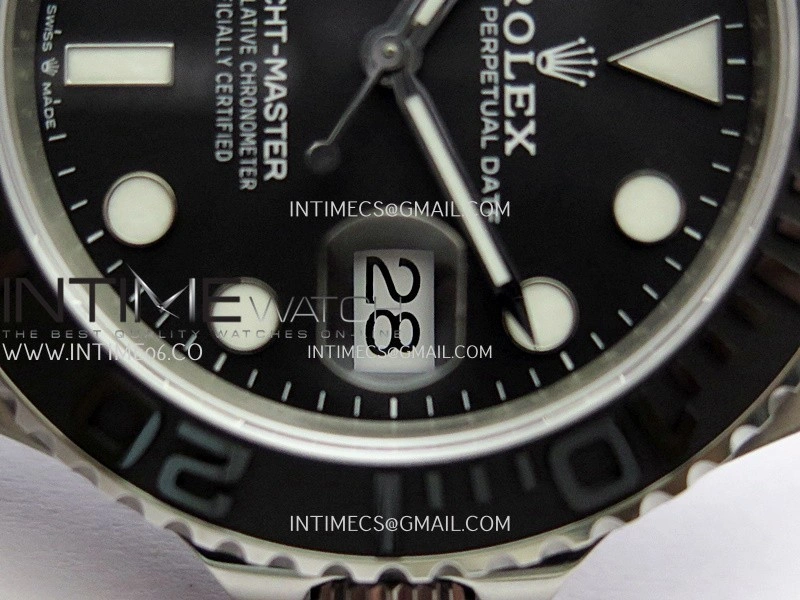 Yacht-Master 226627 Titanium 1:1 Black Dial On Titanium Bracelet SH3235