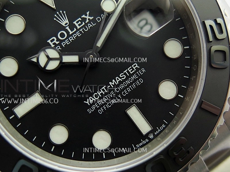 Yacht-Master 226627 Titanium 1:1 Black Dial On Titanium Bracelet SH3235