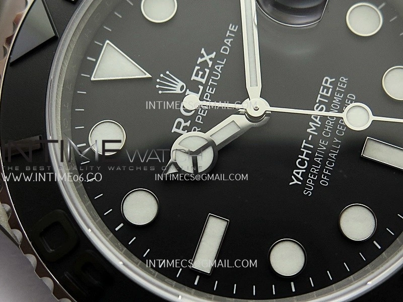 Yacht-Master 226627 Titanium 1:1 Black Dial On Titanium Bracelet SH3235