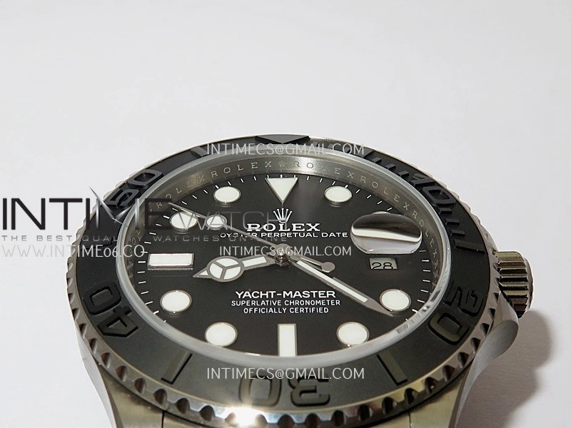 Yacht-Master 226627 Titanium 1:1 Black Dial On Titanium Bracelet SH3235