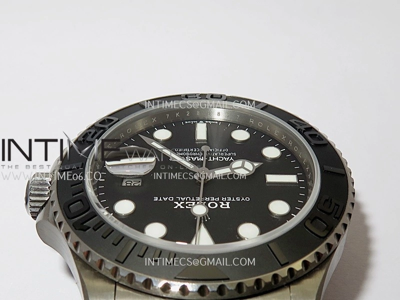 Yacht-Master 226627 Titanium 1:1 Black Dial On Titanium Bracelet SH3235