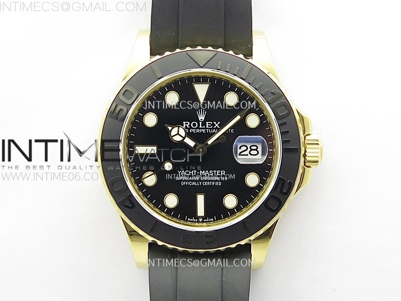 Yacht-Master 226658 KF 1:1 Best Edition YG Wrapped on Oysterflex Strap VR3235
