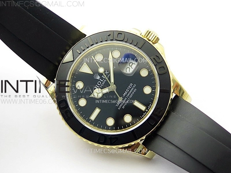 Yacht-Master 226658 KF 1:1 Best Edition YG Wrapped on Oysterflex Strap VR3235