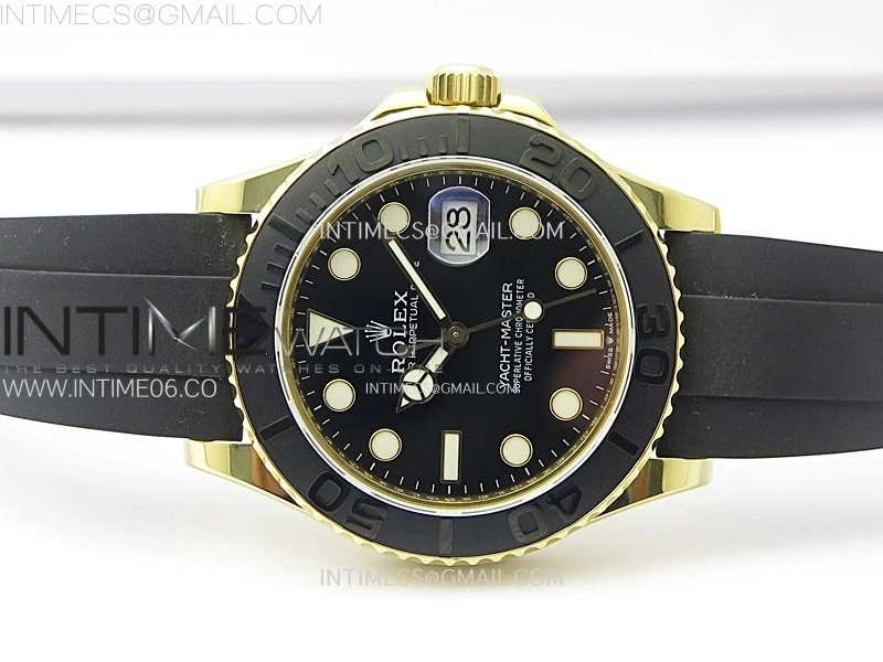 Yacht-Master 226658 KF 1:1 Best Edition YG Wrapped on Oysterflex Strap VR3235