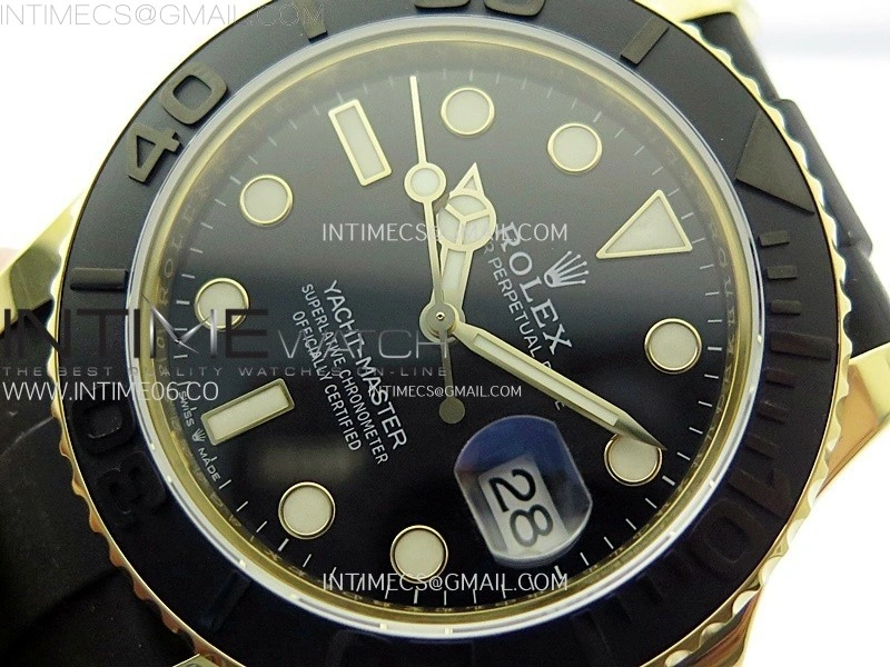 Yacht-Master 226658 KF 1:1 Best Edition YG Wrapped on Oysterflex Strap VR3235