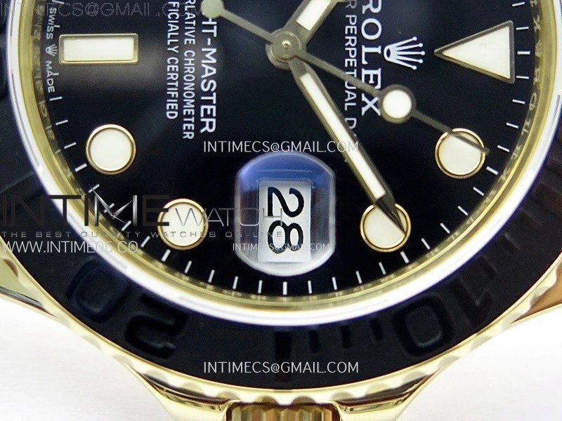 Yacht-Master 226658 KF 1:1 Best Edition YG Wrapped on Oysterflex Strap VR3235