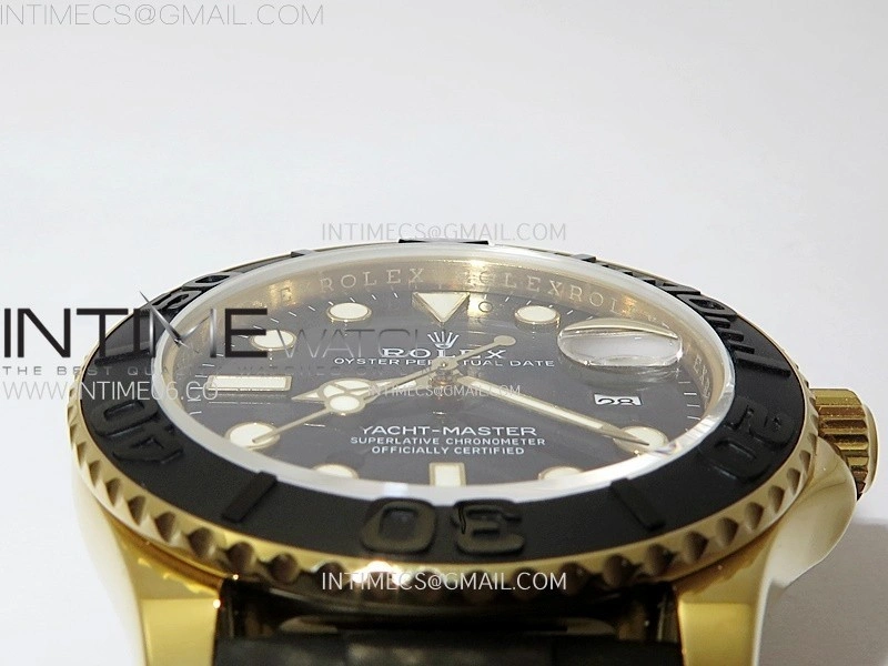 Yacht-Master 226658 KF 1:1 Best Edition YG Wrapped on Oysterflex Strap VR3235