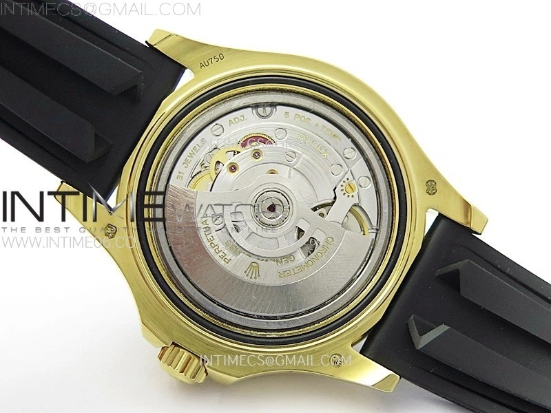 Yacht-Master 226658 KF 1:1 Best Edition YG Wrapped on Oysterflex Strap VR3235