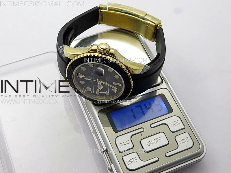 Yacht-Master 226658 KF 1:1 Best Edition YG Wrapped on Oysterflex Strap VR3235