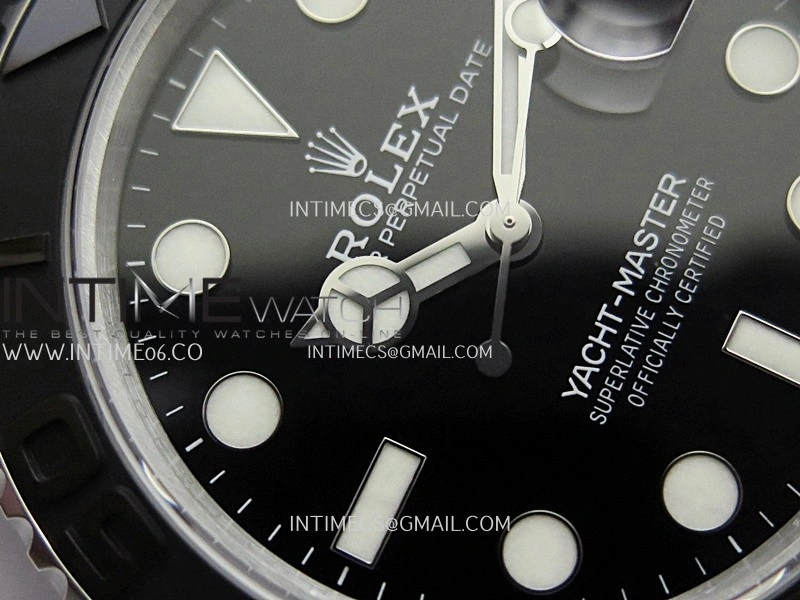 Yacht-Master 226659 42mm Gain Weight QF 1:1 Black Dial On Oysterflex Strap SH3235