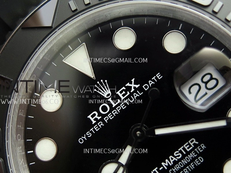Yacht-Master 226659 42mm Gain Weight QF 1:1 Black Dial On Oysterflex Strap SH3235