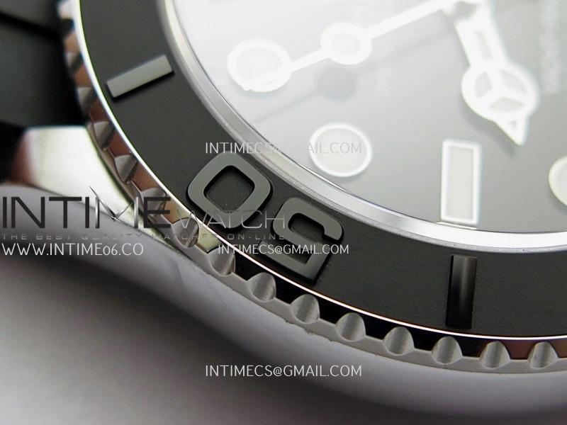 Yacht-Master 226659 42mm Gain Weight QF 1:1 Black Dial On Oysterflex Strap SH3235