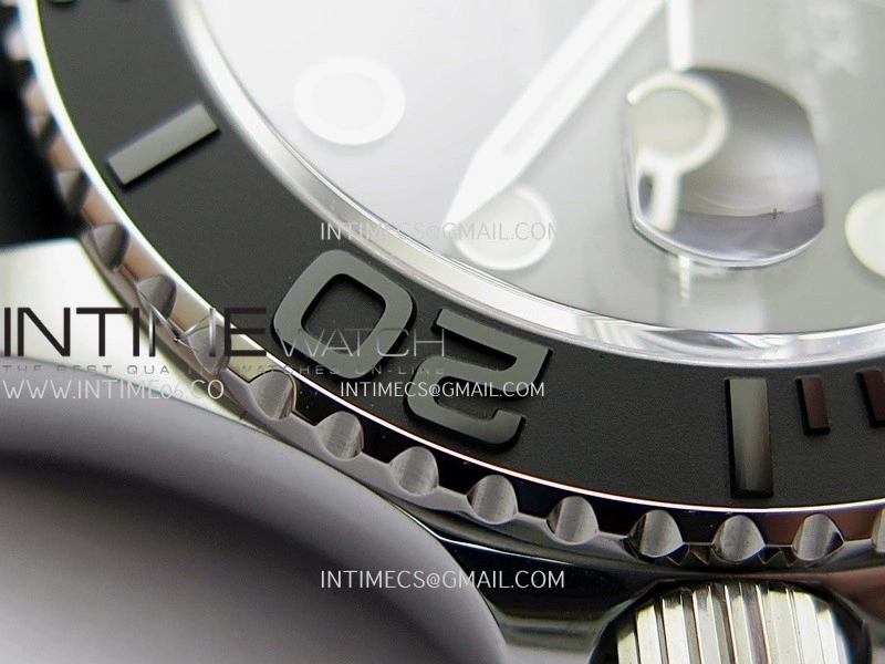 Yacht-Master 226659 42mm Gain Weight QF 1:1 Black Dial On Oysterflex Strap SH3235