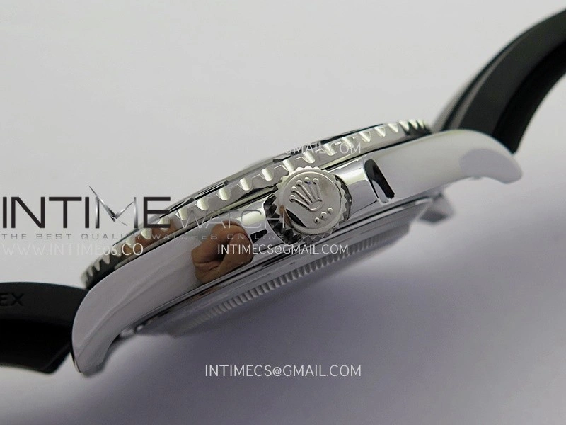 Yacht-Master 226659 42mm Gain Weight QF 1:1 Black Dial On Oysterflex Strap SH3235