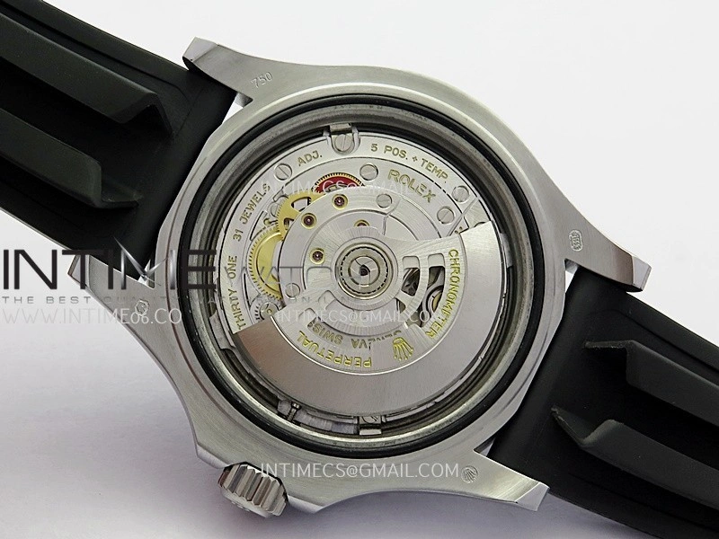Yacht-Master 226659 42mm Gain Weight QF 1:1 Black Dial On Oysterflex Strap SH3235