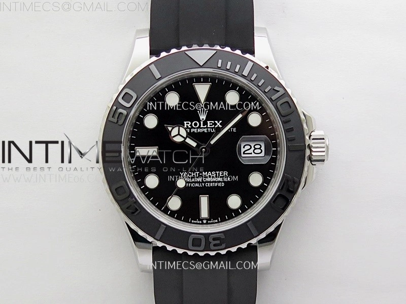 Yacht-Master 226659 VSF 1:1 Best Edition Black Dial on Oysterflex Strap VS3235