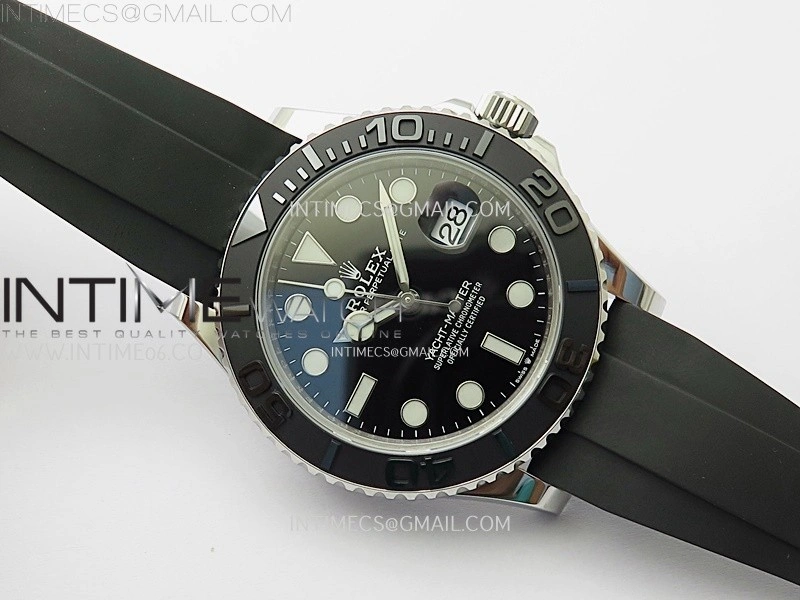 Yacht-Master 226659 VSF 1:1 Best Edition Black Dial on Oysterflex Strap VS3235