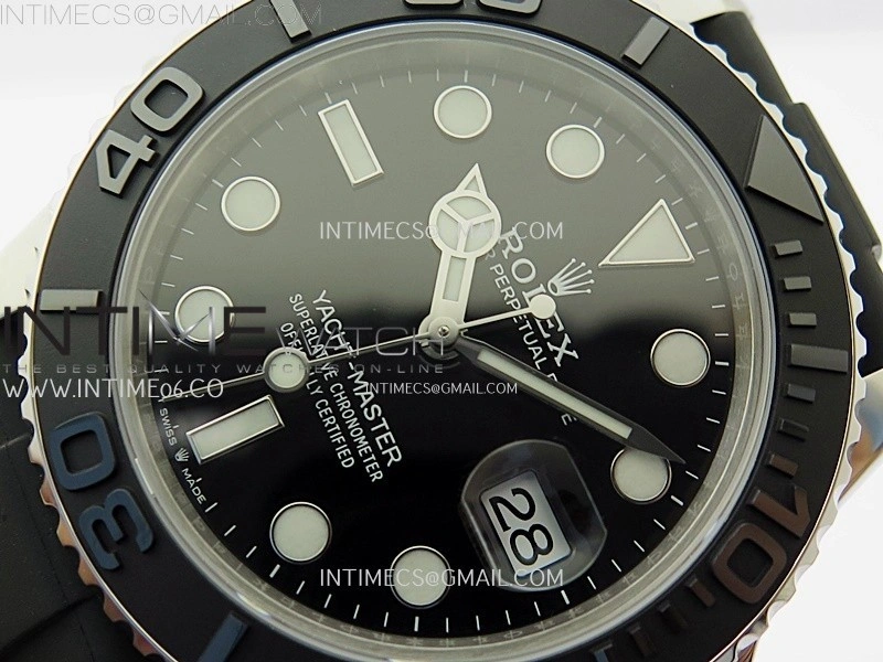 Yacht-Master 226659 VSF 1:1 Best Edition Black Dial on Oysterflex Strap VS3235