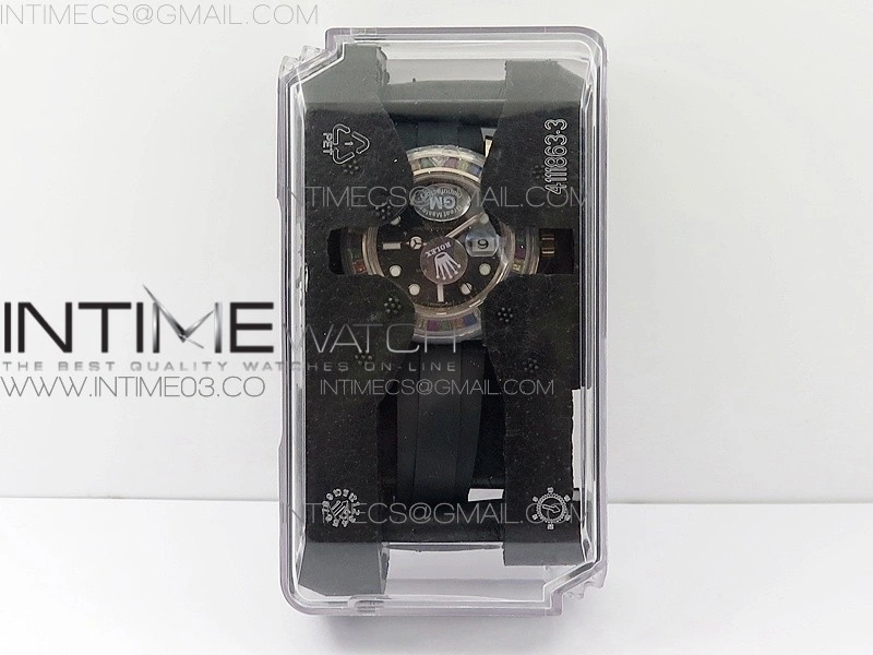Yacht-Master 40 116695SATS GMF 1:1 Best Edition 904L Case on Black Rubber Strap