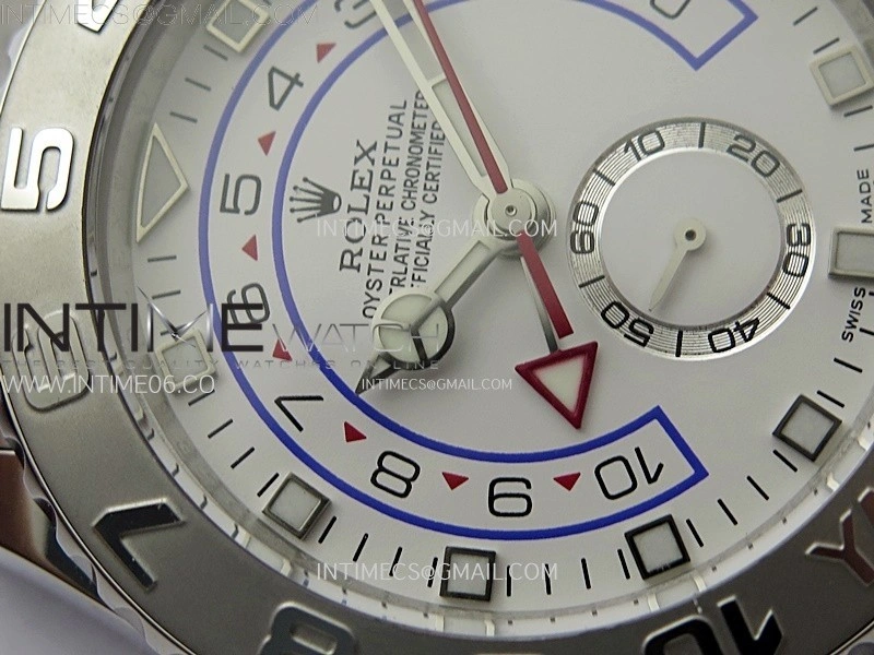 YachtMaster II 116689 SS KF 1:1 Best Edition White Dial On SS Bracelet A7750