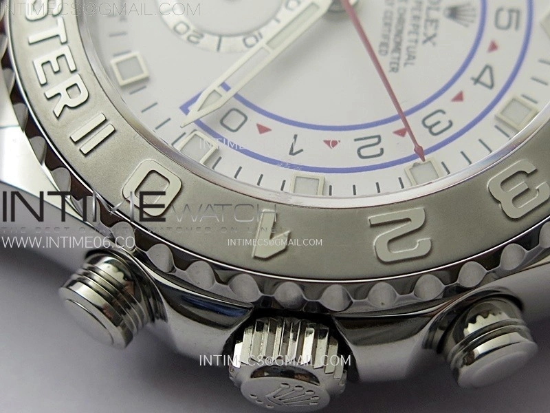 YachtMaster II 116689 SS KF 1:1 Best Edition White Dial On SS Bracelet A7750