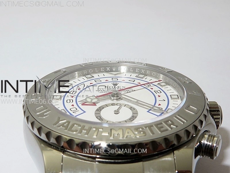 YachtMaster II 116689 SS KF 1:1 Best Edition White Dial On SS Bracelet A7750