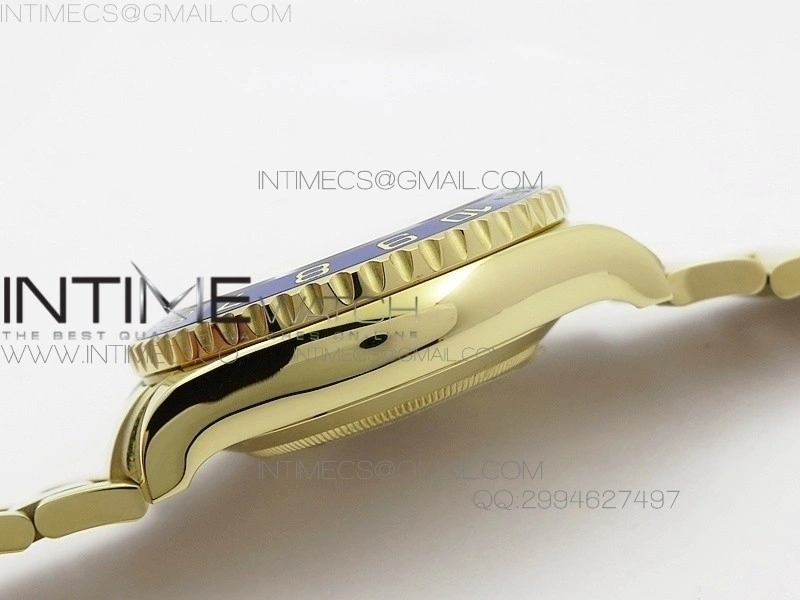 YachtMaster II YG BP New Version White Dial on YG Bracelet A7750