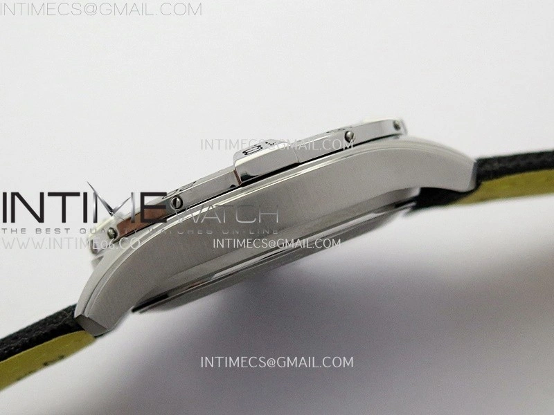 Avenger Chronometer 42mm GMT Yellow Second Hand SS BLSF 1:1 Best Version Black Dial On Black Nylon Strap A2836