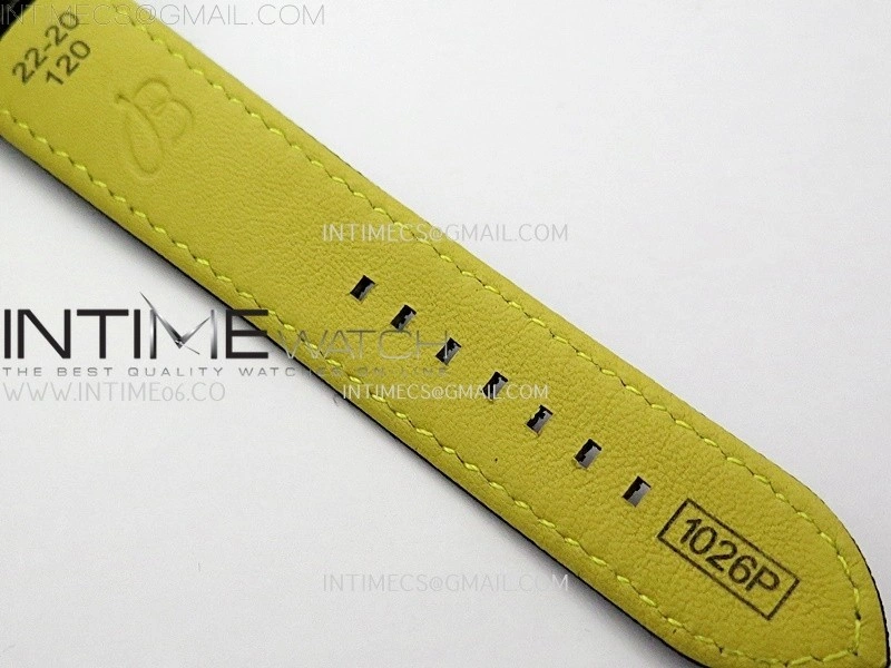 Avenger Chronometer 42mm GMT Yellow Second Hand SS BLSF 1:1 Best Version Black Dial On Black Nylon Strap A2836