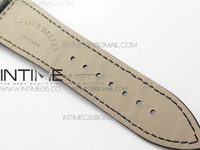 Master Square SS Ladies ZF 1:1 Best Edition White Colorful Roman Dial on Black Leather Strap Ronda Quartz