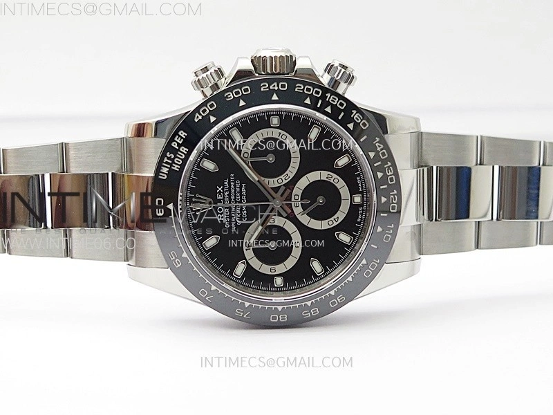 Daytona 116500LN 904L SS Case ZF 1:1 Best Edition Black Dial On 904L SS Bracelet SH4130