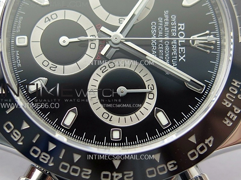 Daytona 116500LN 904L SS Case ZF 1:1 Best Edition Black Dial On 904L SS Bracelet SH4130