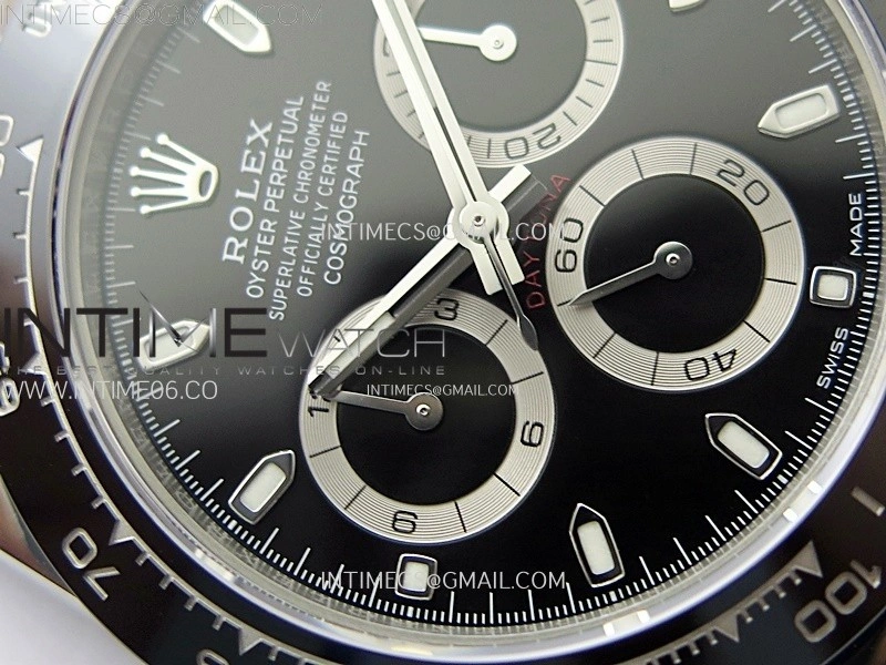 Daytona 116500LN 904L SS Case ZF 1:1 Best Edition Black Dial On 904L SS Bracelet SH4130