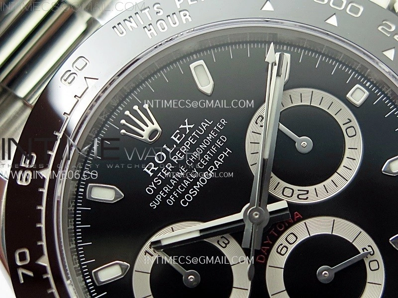 Daytona 116500LN 904L SS Case ZF 1:1 Best Edition Black Dial On 904L SS Bracelet SH4130