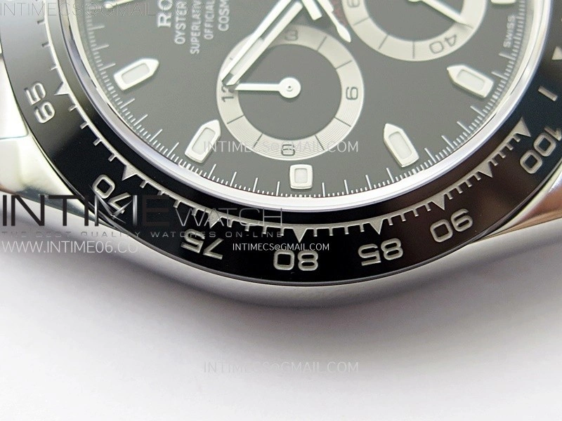 Daytona 116500LN 904L SS Case ZF 1:1 Best Edition Black Dial On 904L SS Bracelet SH4130