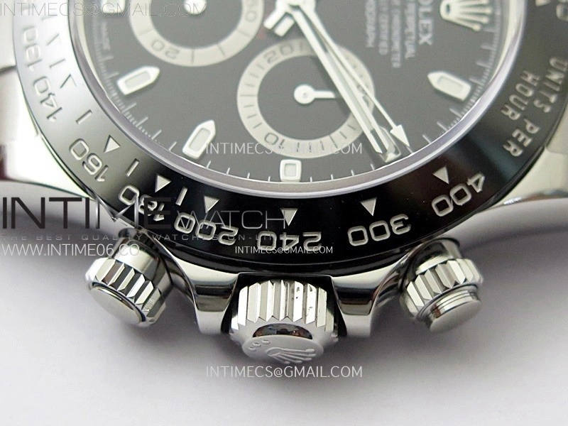 Daytona 116500LN 904L SS Case ZF 1:1 Best Edition Black Dial On 904L SS Bracelet SH4130