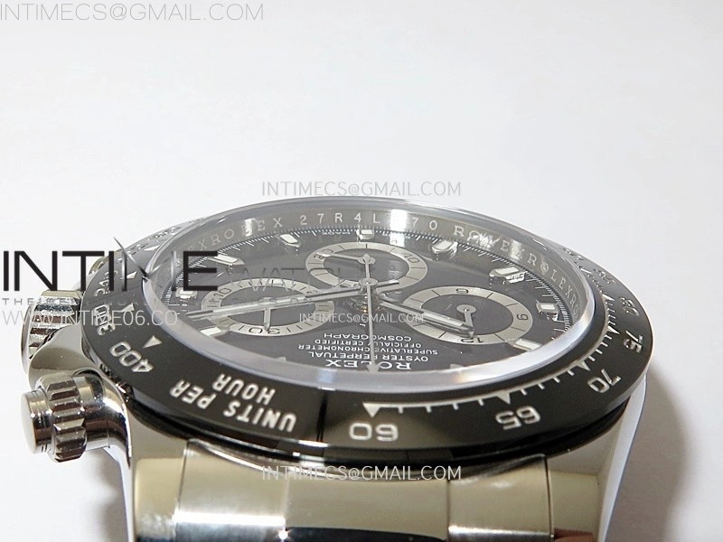 Daytona 116500LN 904L SS Case ZF 1:1 Best Edition Black Dial On 904L SS Bracelet SH4130