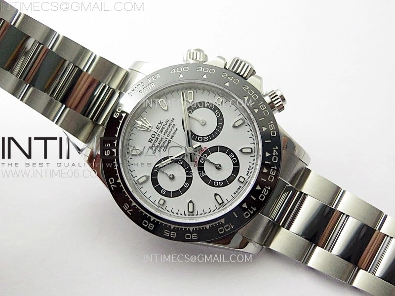Daytona 116500LN 904L SS Case ZF 1:1 Best Edition White Dial On 904L SS Bracelet SH4130