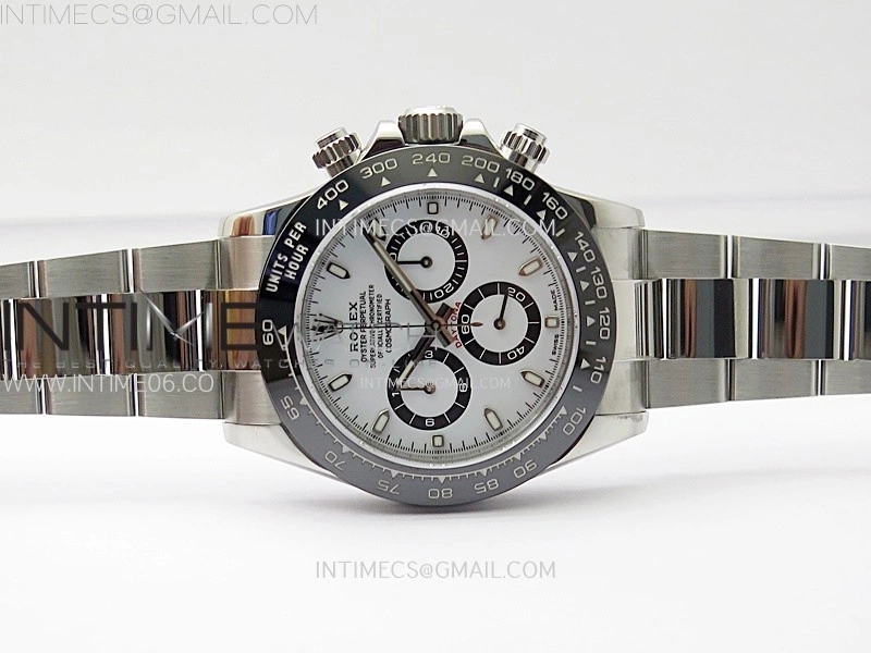 Daytona 116500LN 904L SS Case ZF 1:1 Best Edition White Dial On 904L SS Bracelet SH4130