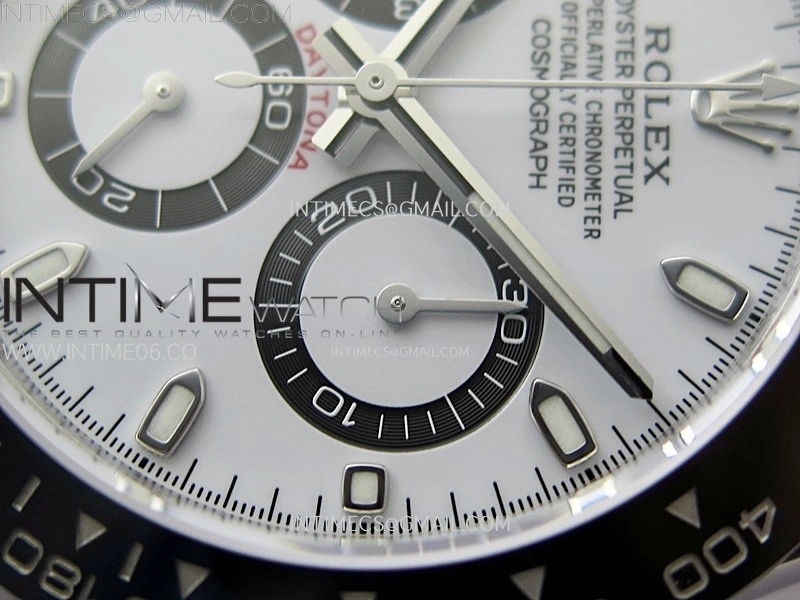 Daytona 116500LN 904L SS Case ZF 1:1 Best Edition White Dial On 904L SS Bracelet SH4130