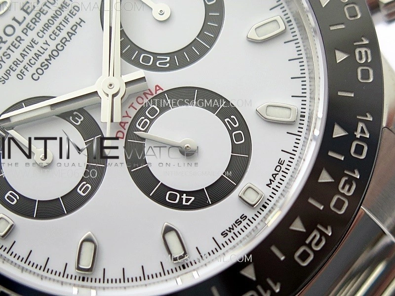 Daytona 116500LN 904L SS Case ZF 1:1 Best Edition White Dial On 904L SS Bracelet SH4130